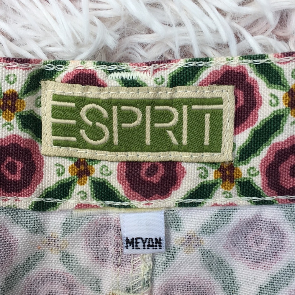 🏵VTG 90s floral ESPRIT skirt - Picture 6 of 8